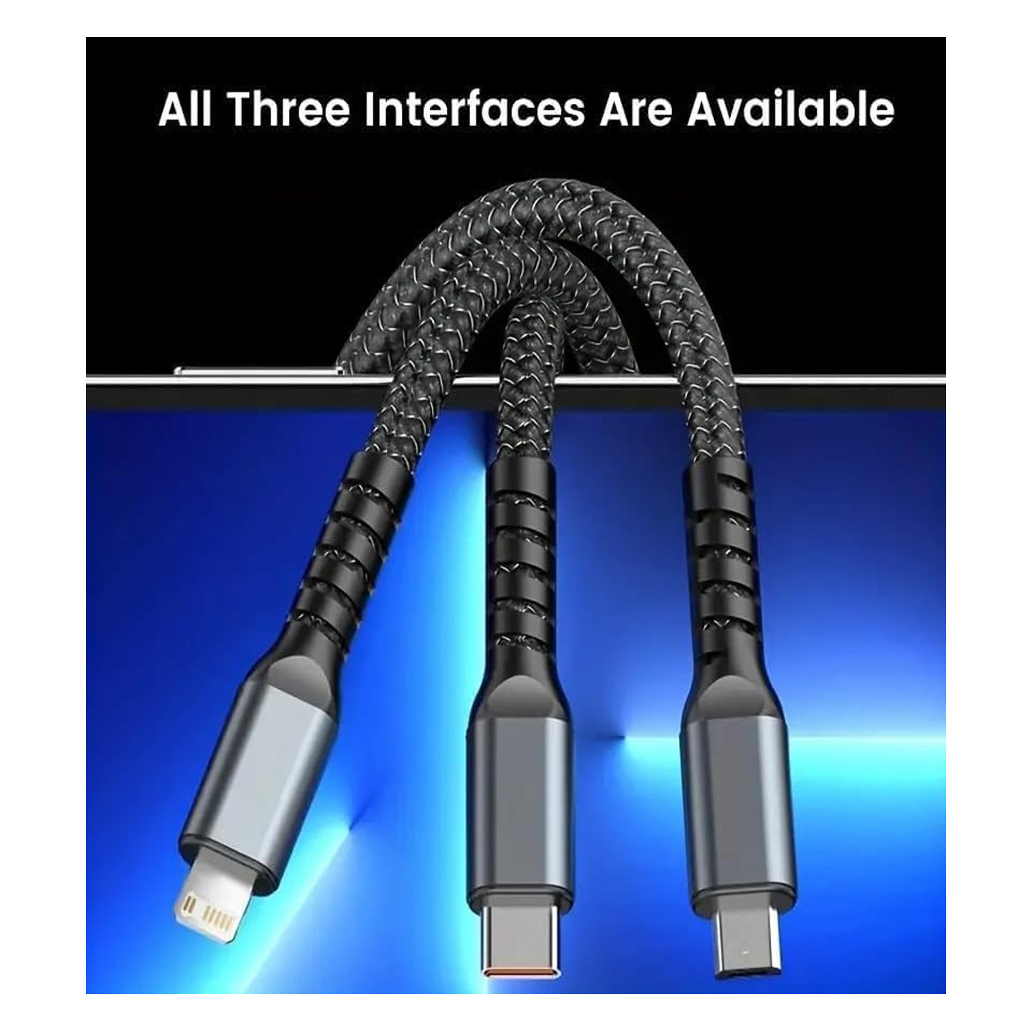 USB 100W FAST CABLE 3 IN 1 - Image 3
