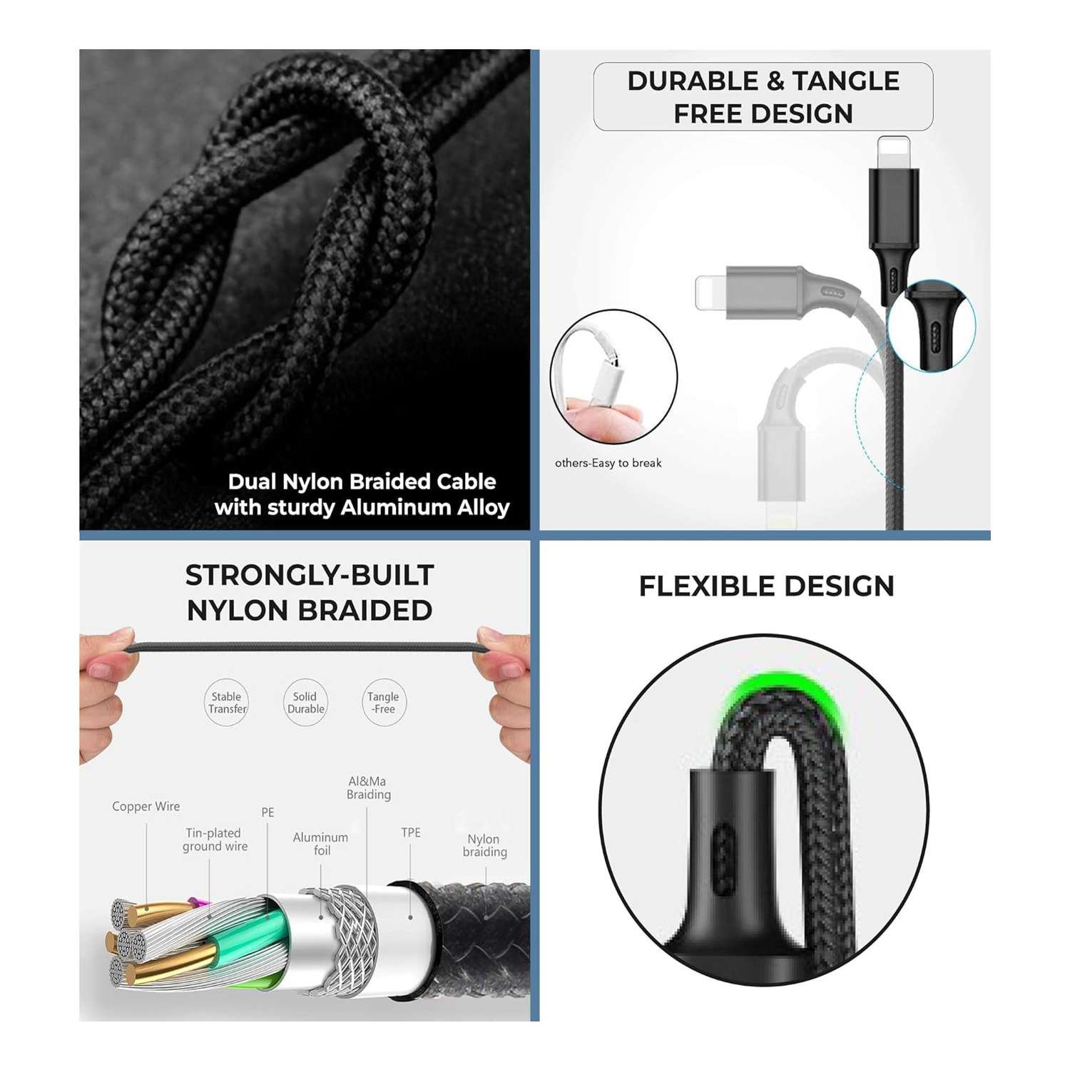 USB 100W FAST CABLE 3 IN 1 - Image 2