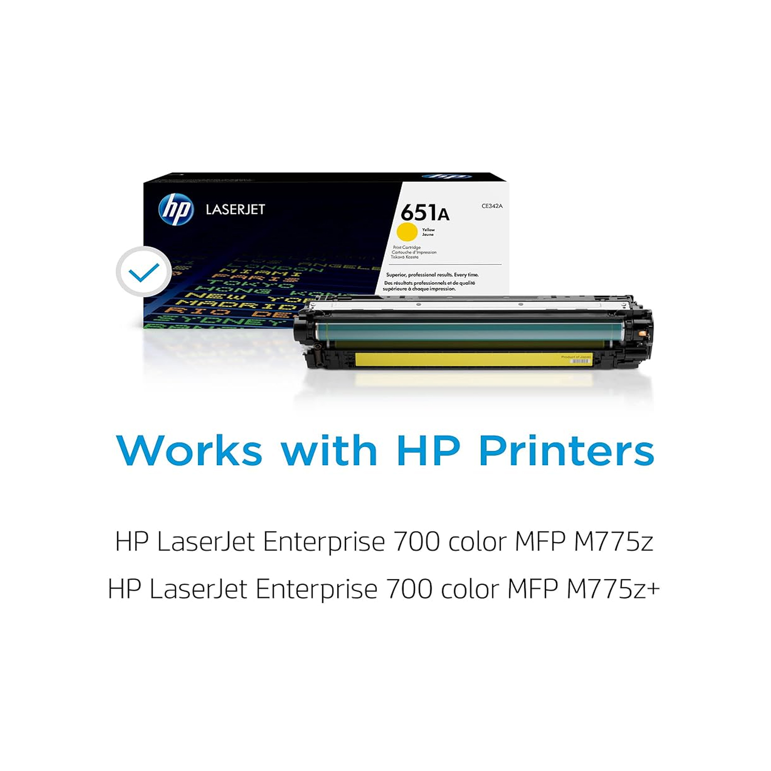 HP 651A Yellow LaserJet Toner Cartridge | CE342A - Image 3