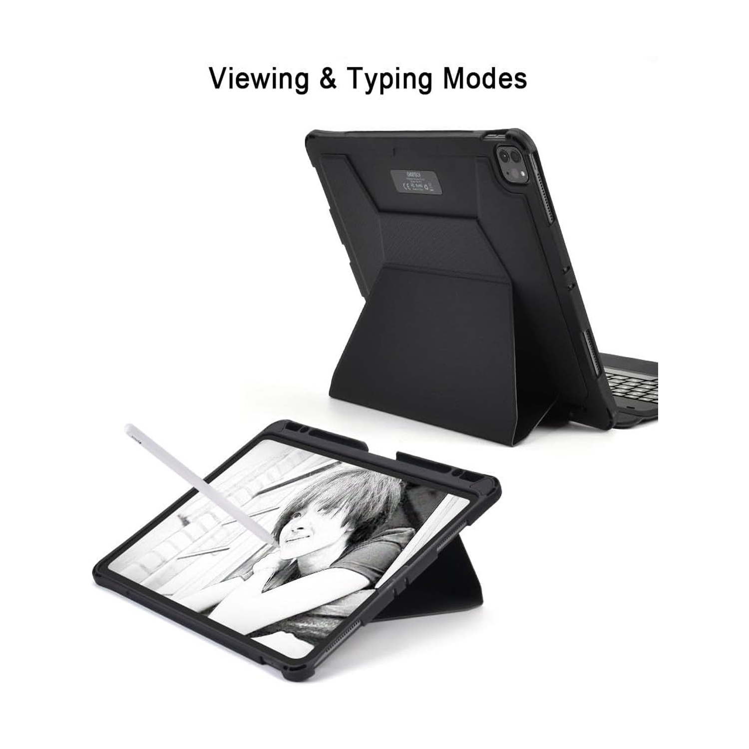 Choetech BH-012 Wireless Keyboard Case With Touchpad - Image 3