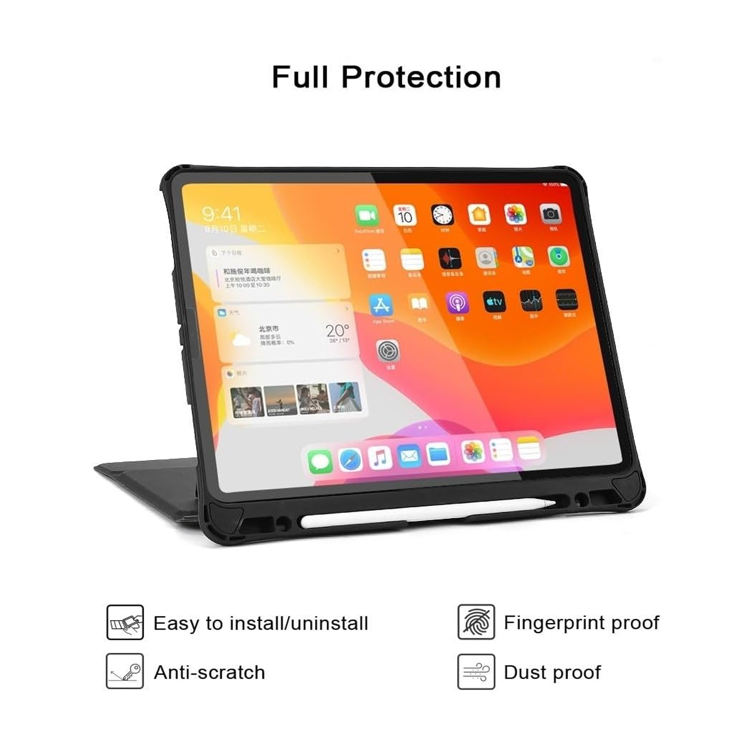 Choetech BH-012 Wireless Keyboard Case With Touchpad - Image 2