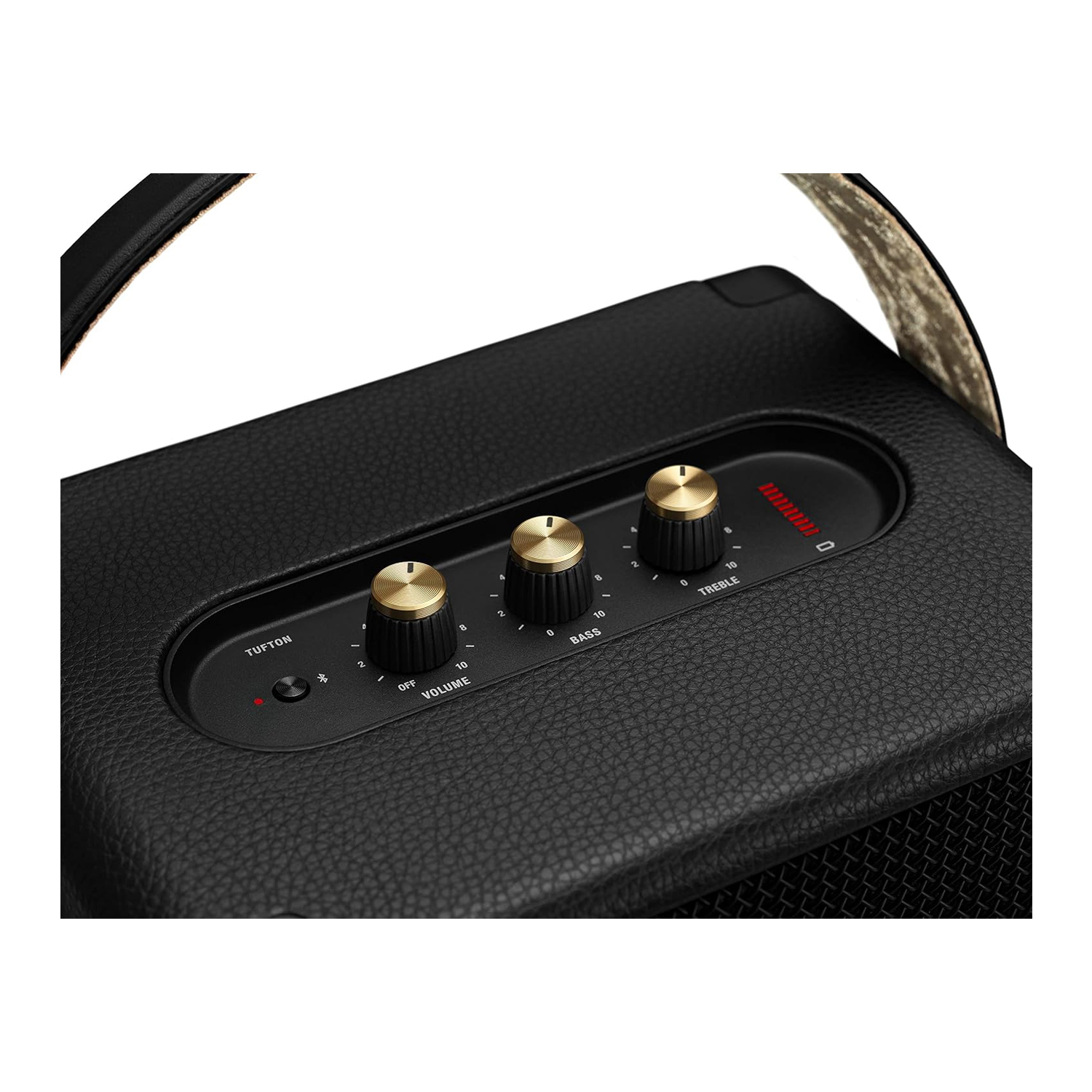 Marshall Tufton Portable Bluetooth Speaker TUFTON-Black-Brass - Image 4