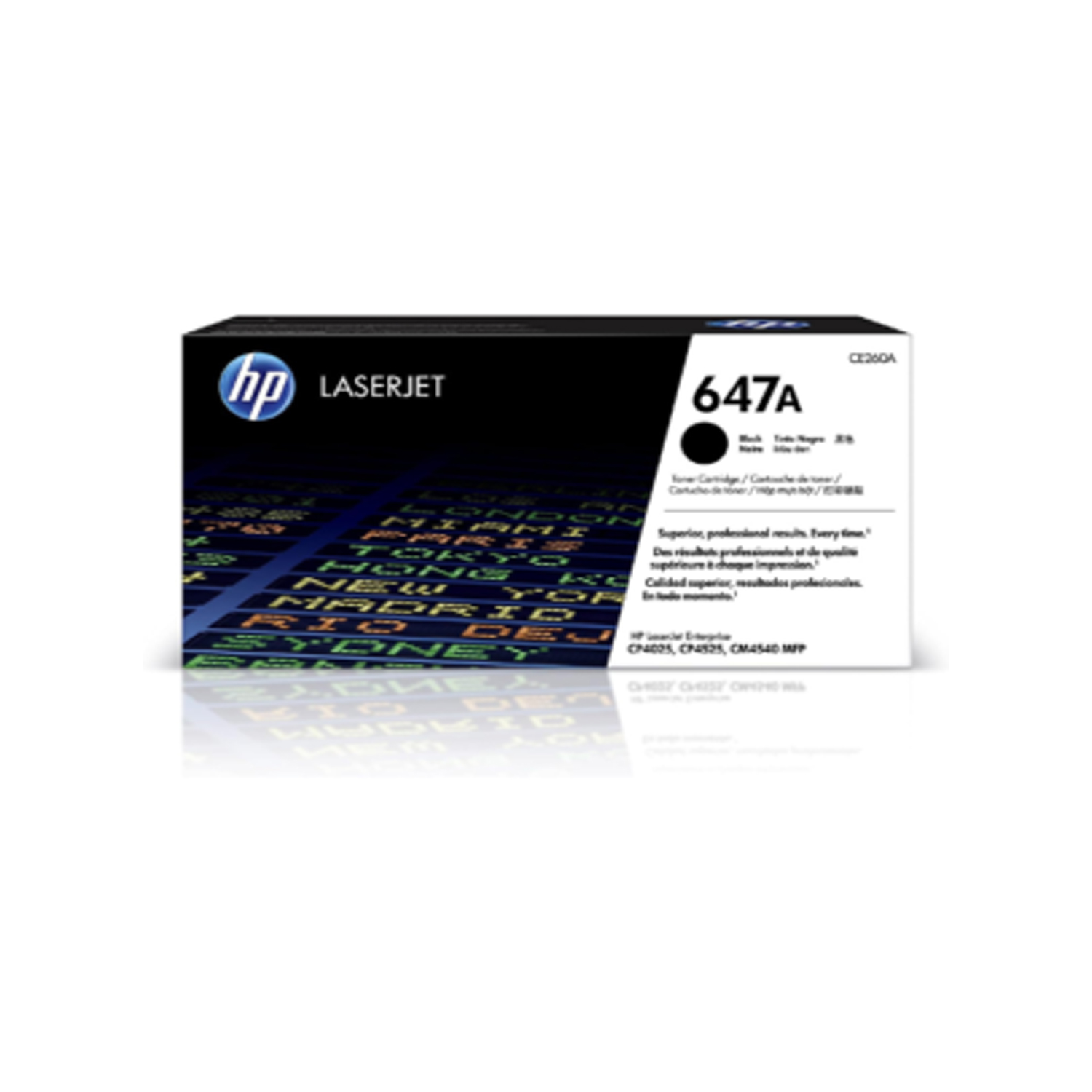 HP 647A Black LaserJet Toner Cartridge I CE260A