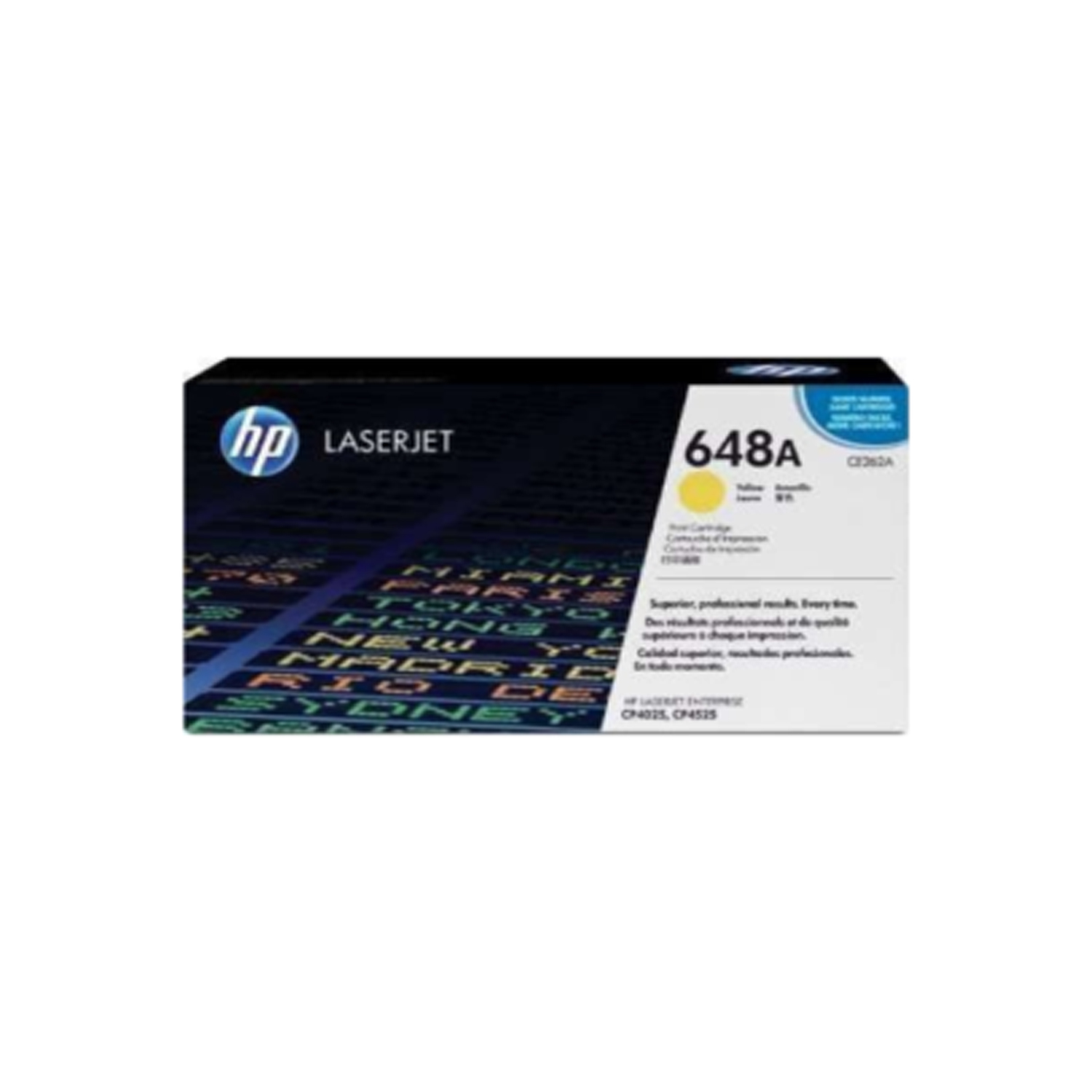 HP 648A Yellow Original LaserJet Toner Cartridge | CE262A