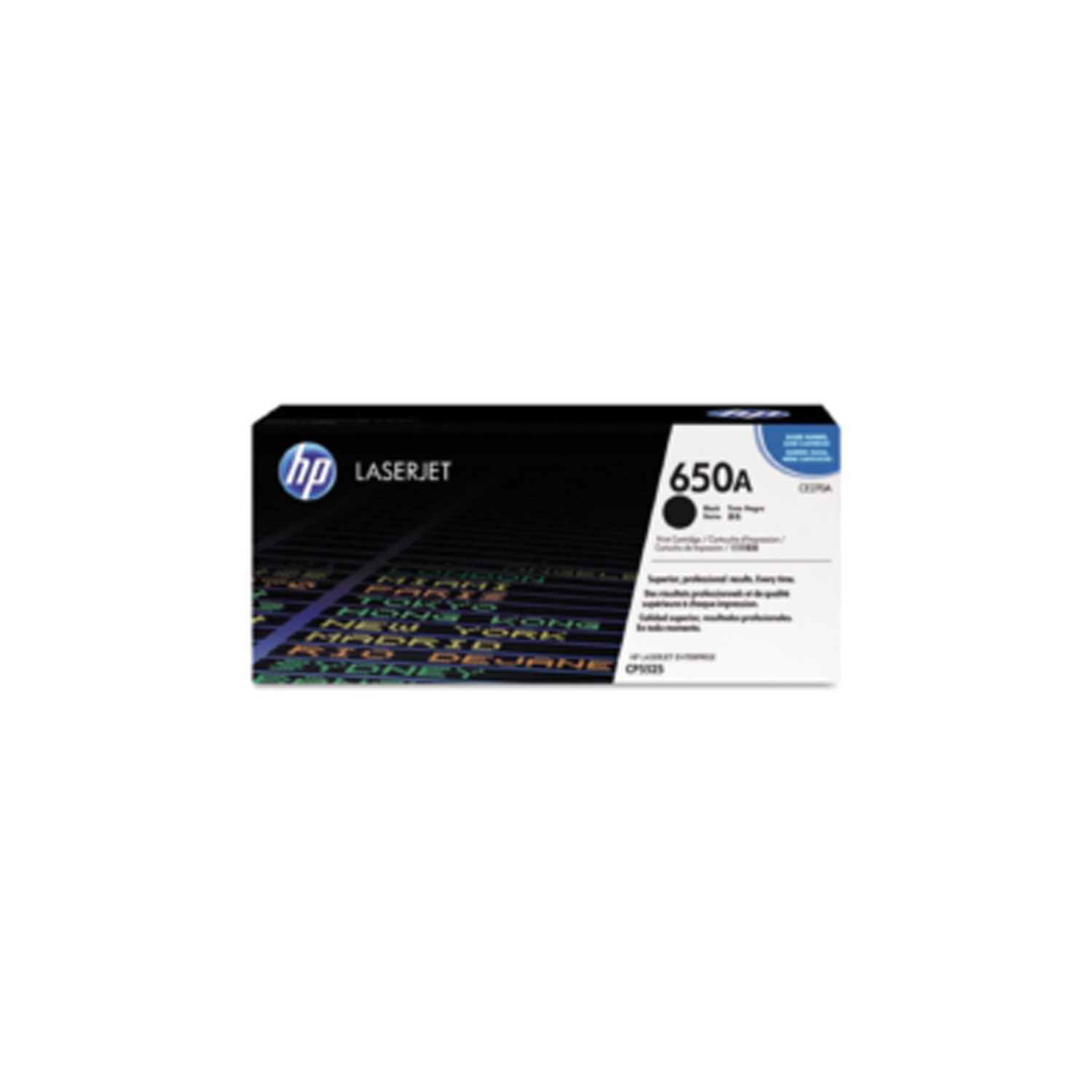 HP 650A LaserJet Black Print Toner Cartridge | CE270A