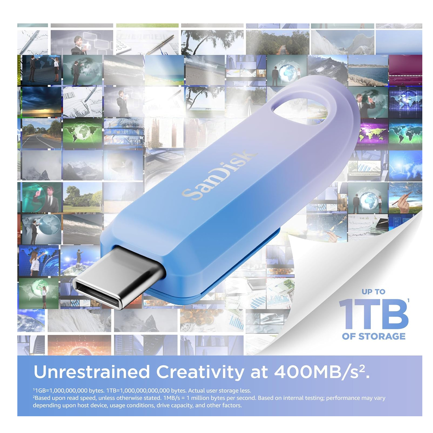SanDisk Creator USB Type-C Flash Drive ,Up to 400 MB/s R 256 SDCZ75C-256G-G46 - Image 4