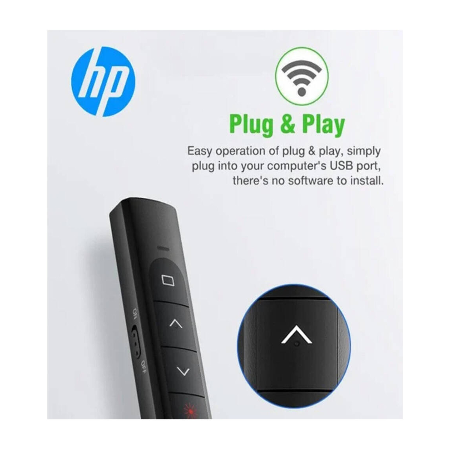 HP SS10 WIRELESS PRESNTATION FLIP PEN - Image 3