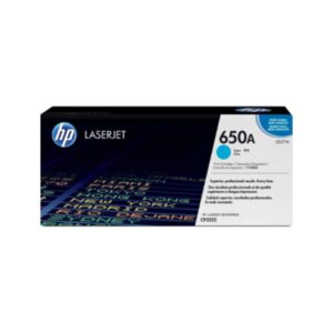 HP 650A LaserJet Cyan Print Toner Cartridge | CE271A
