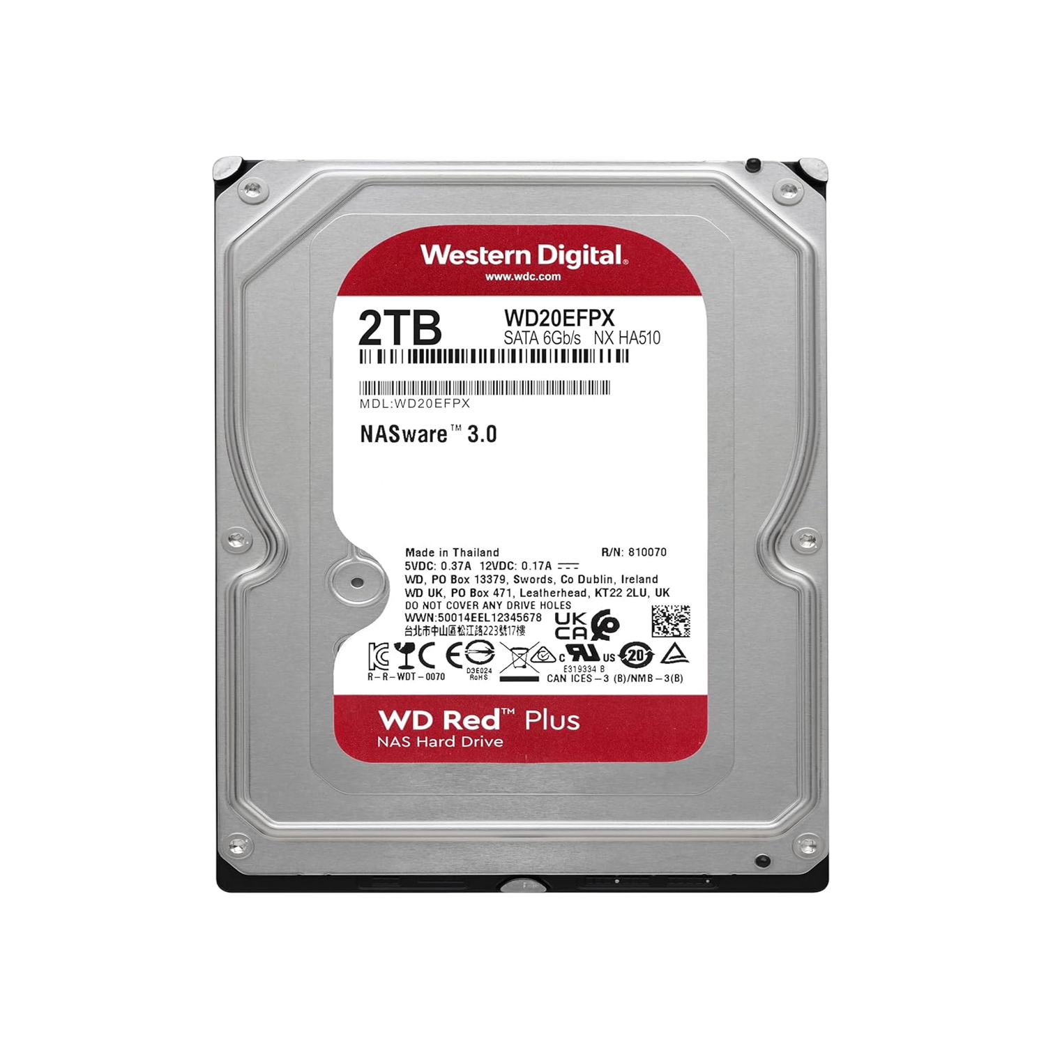 WD 2TB Red Plus 64MB SATA 6Gb/s - Image 4