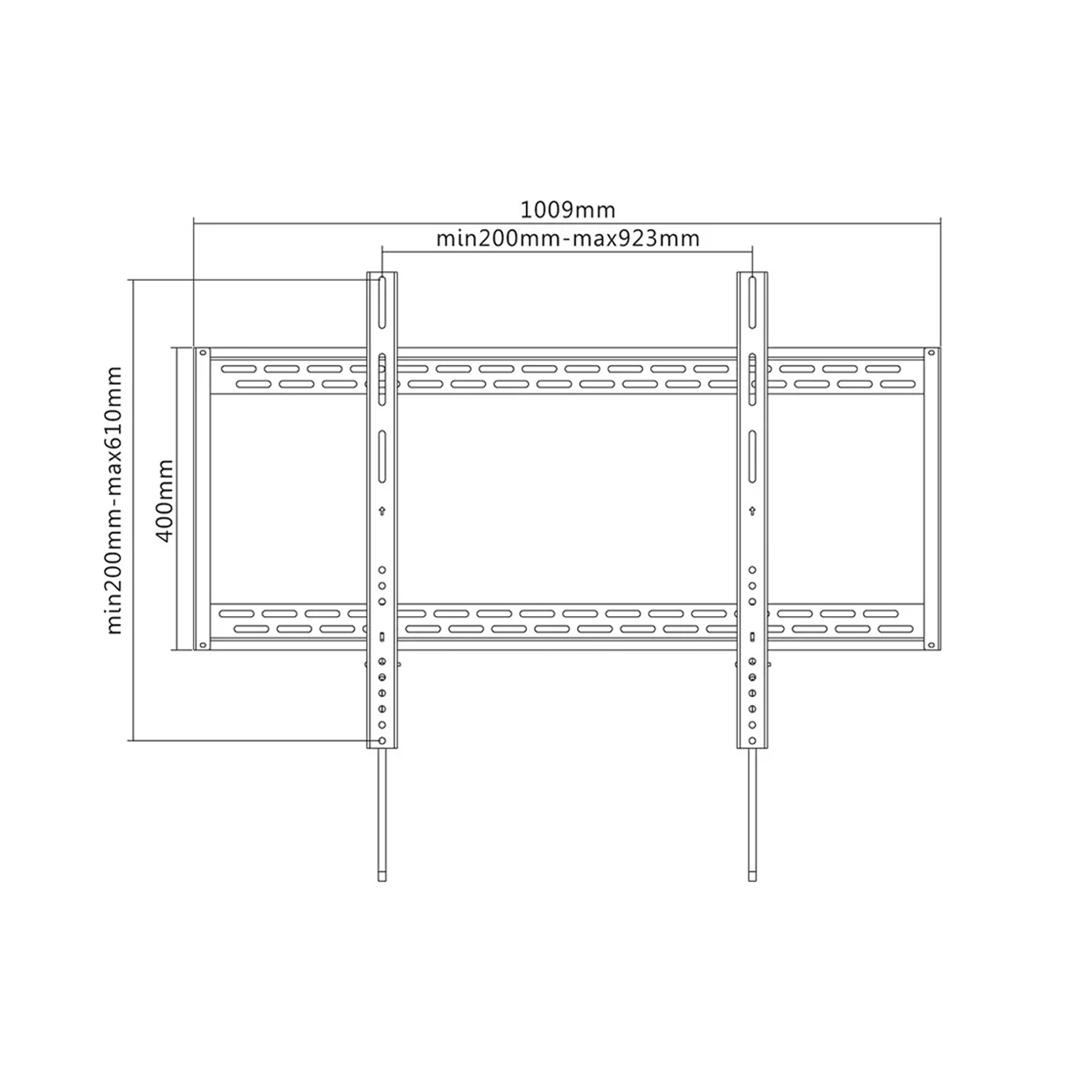 SKILL TECH SH 96F Heavy Duty Flat TV Wall Mount With Auto Lock - Image 2