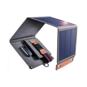 Choetech Foldable Solar Panel- USB, 14W - BLACK