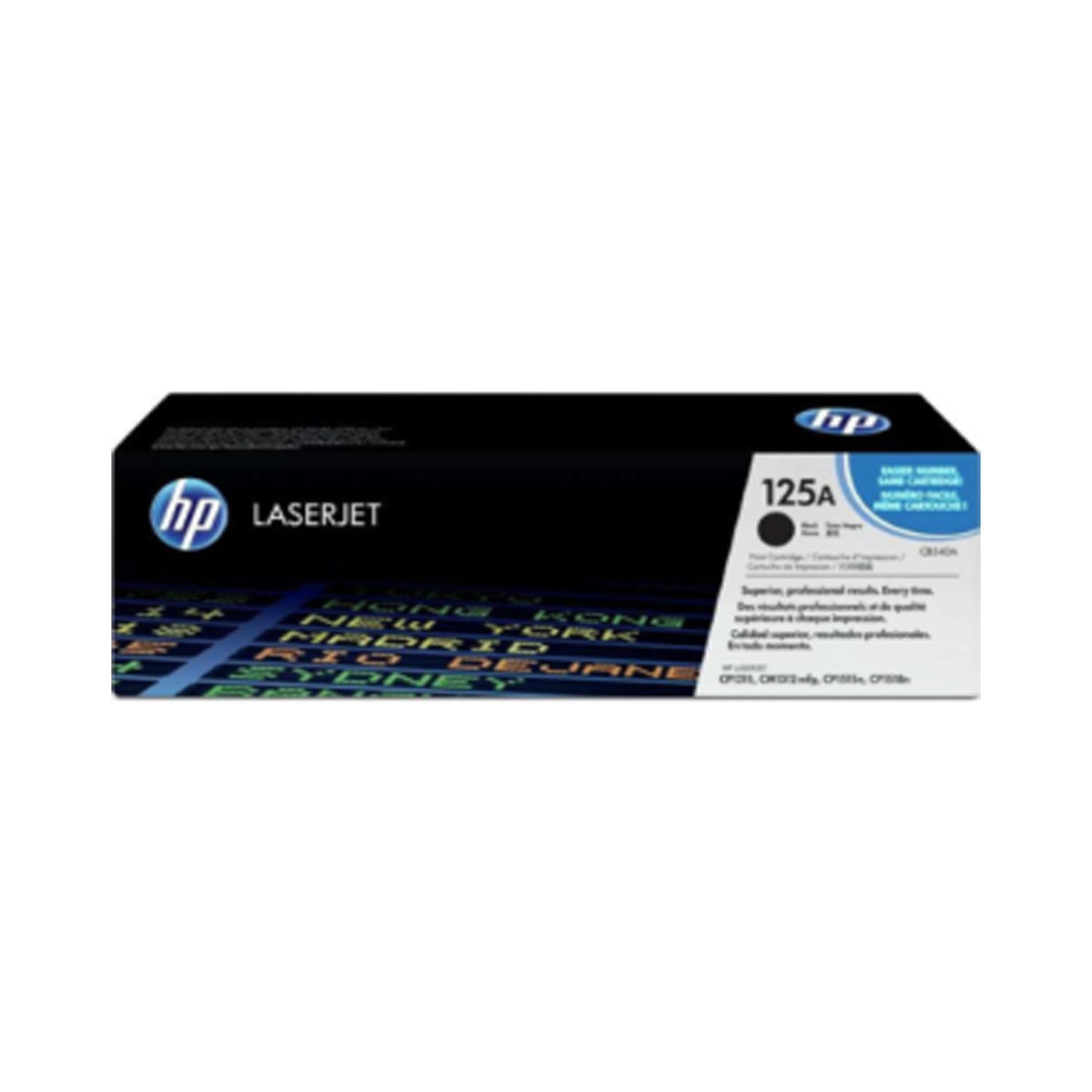 HP 125A Black LaserJet Toner Cartridge | CB540A - Image 4