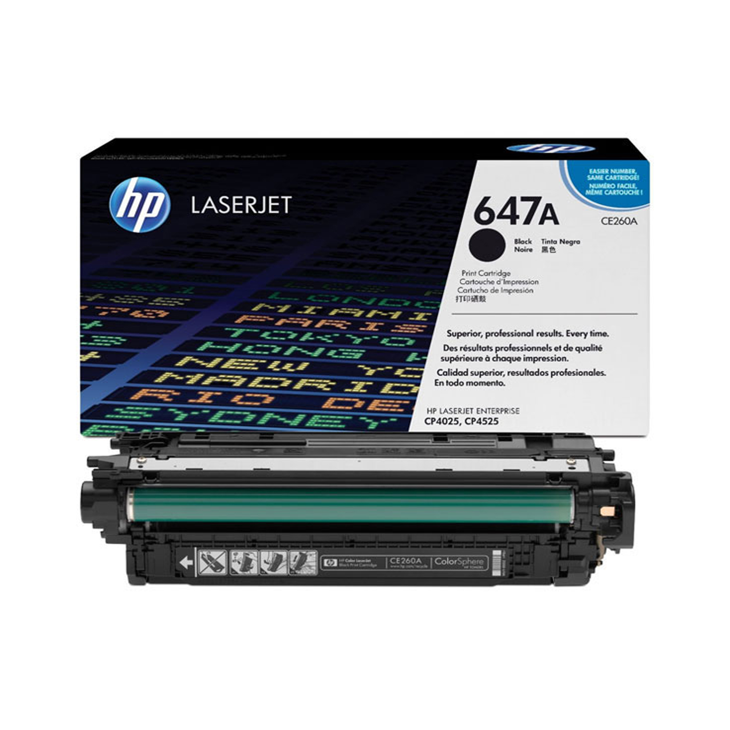 HP 647A Black LaserJet Toner Cartridge I CE260A - Image 3