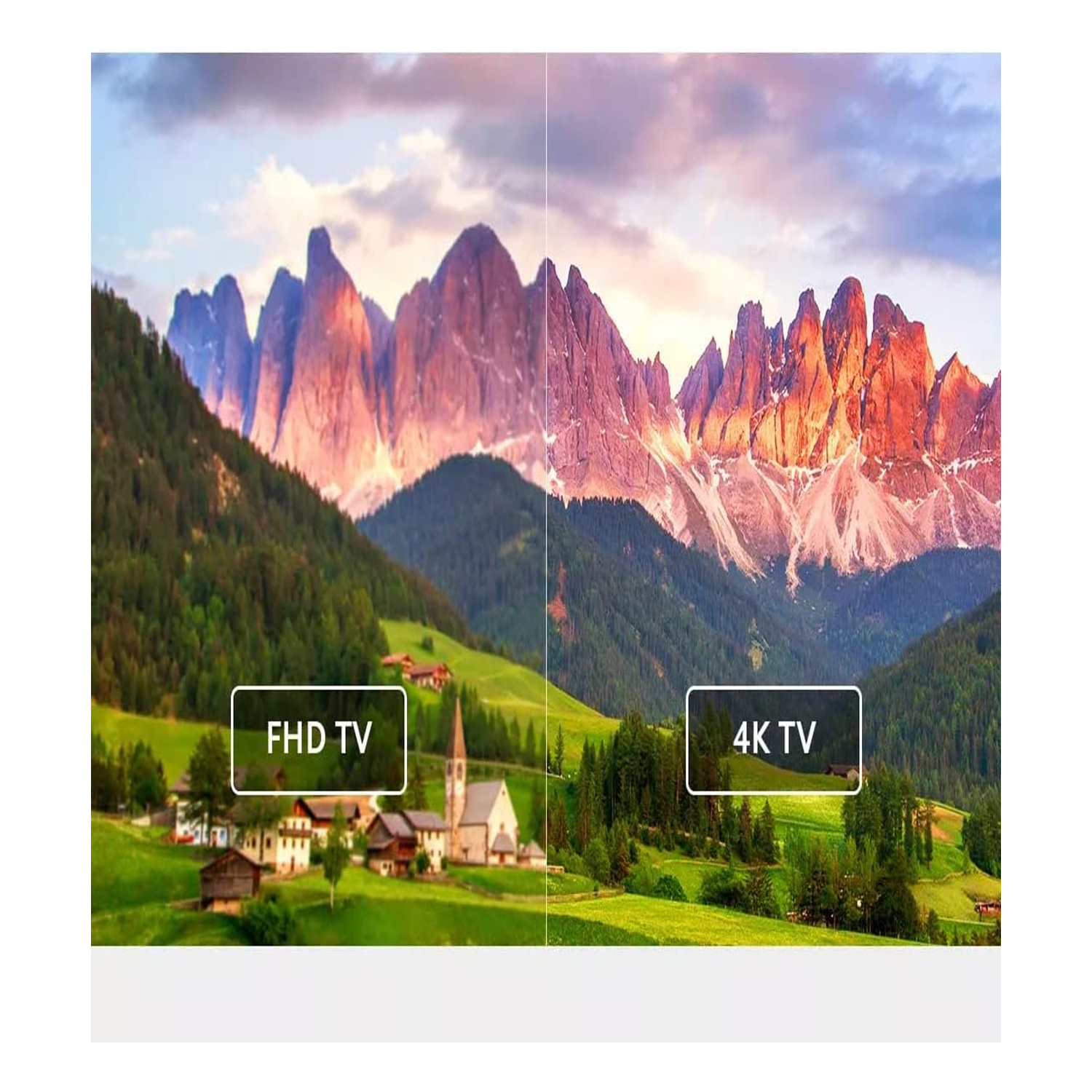 Xiaomi Mi Television P1E 4K UHD Resolution Smart TV Hands-free Google Assistant Stereo Speakers - Image 2