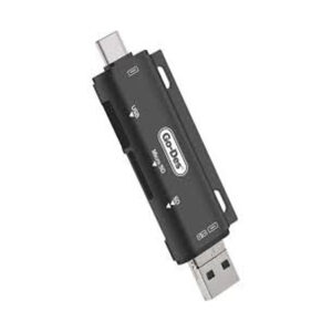 Go Des GD-DK108 3 In 1 Type-C Input Otg Memory Card Reader