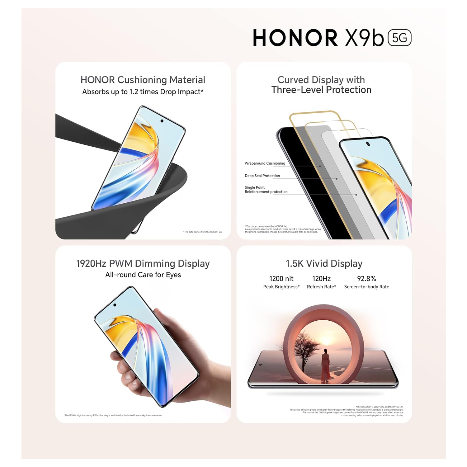 Honor X9b 256GB Midnight Black 5G Smartphone - Image 3