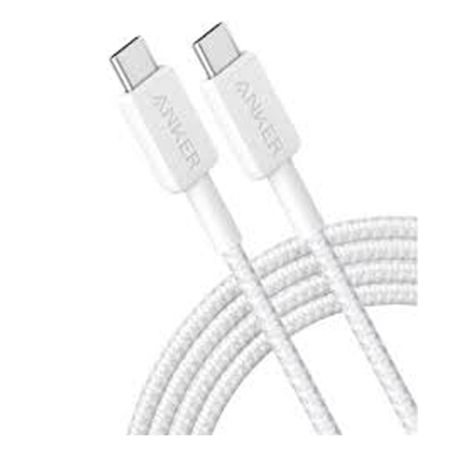 Anker USB C TO C 6FT A81F6H21 Braided Cable White - Image 4