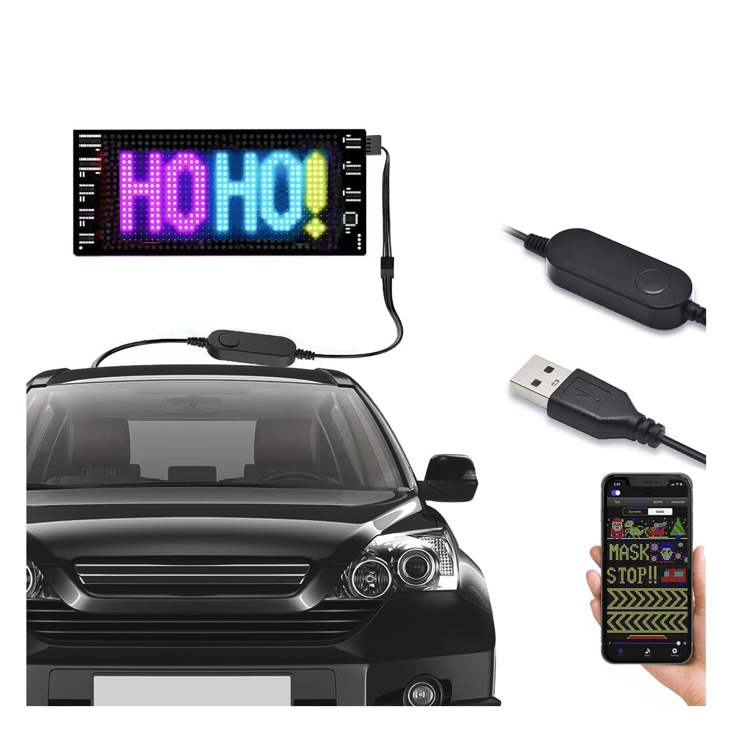 SMART CAR LED SIGN 192 X 900 MM - Image 4