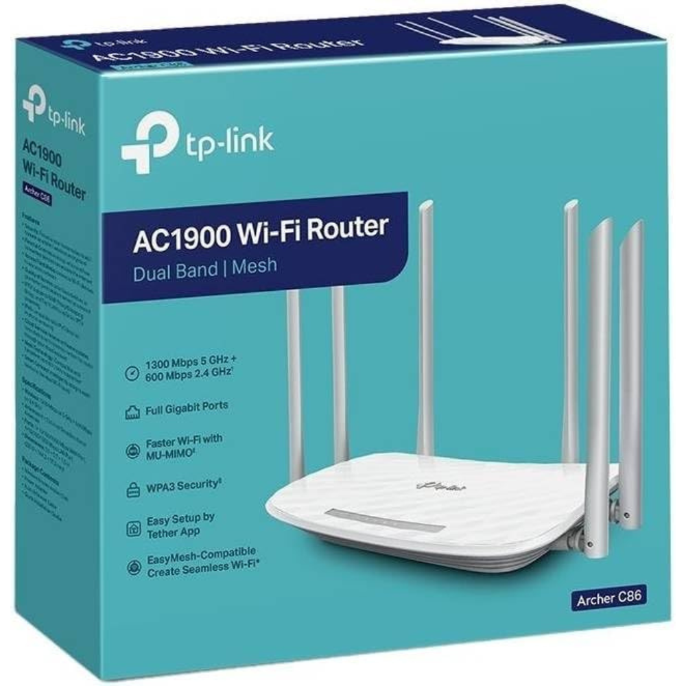 TP LINK Archer C86 , AC1900 Wifi Dual Band Router - Image 2
