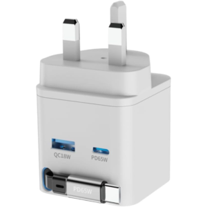 Powerology PWC031 Dual Port Gan Charger 65W