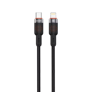 PORODO USB C TO LIGHTING BRAIDED CABLE 1.2M 30W