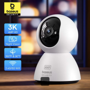 Baseus Security P1 Indoor 3K Wi-Fi Camera AI Detection 360° Pan Night Vision