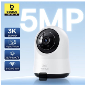 Baseus Security P1 Pro Indoor 3K Wi-Fi Camera with AI Detection 360° Pan Night Vision (Copy)