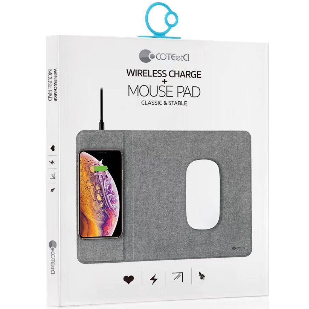 Coteetci Wireless Charger+ Mouse pad - Image 2