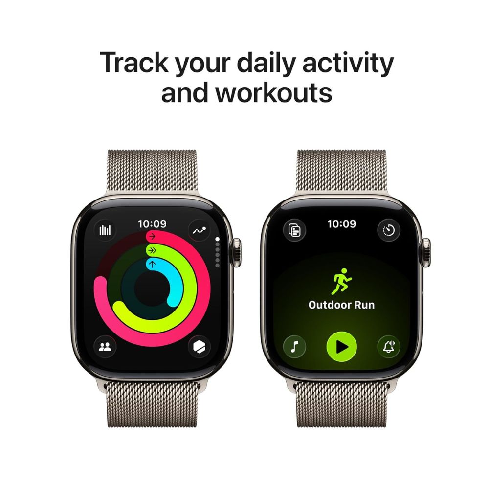 Apple Watch Series 11 GPS + Cellular 46mm Natural Titanium - Image 2