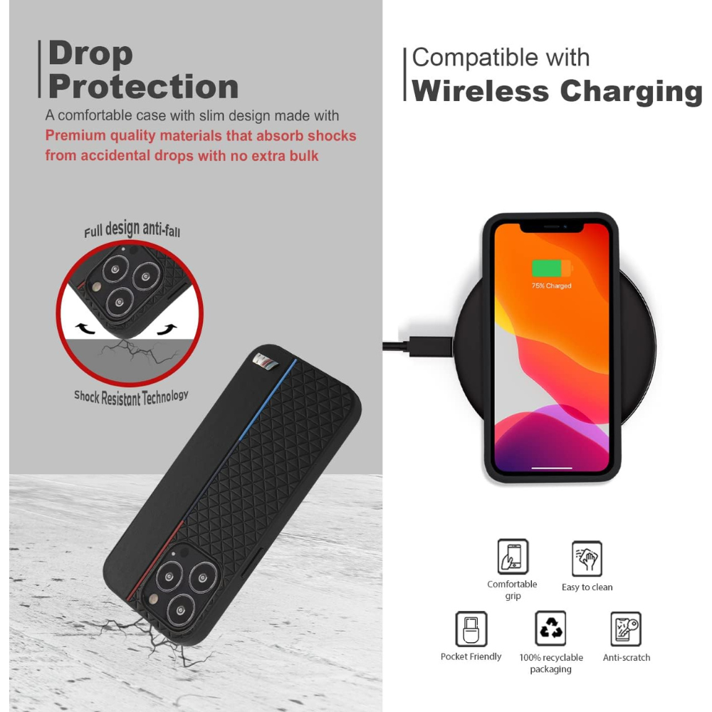 BMW Hard Case With Triangle Collection I phone 13 Pro Max - Image 3