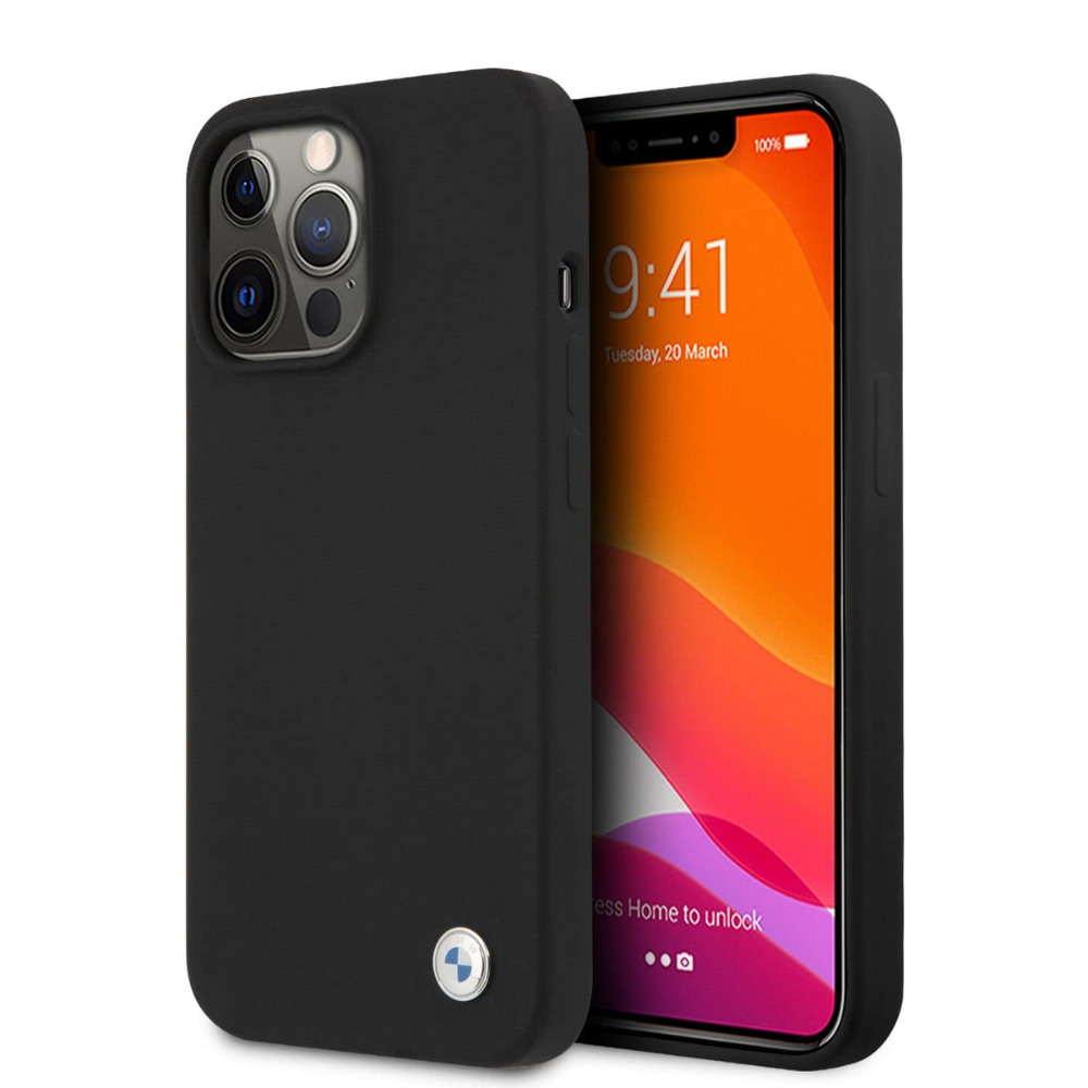 BMW Liquid Silicon iPhone 13 Pro Max Case With Soft Touch