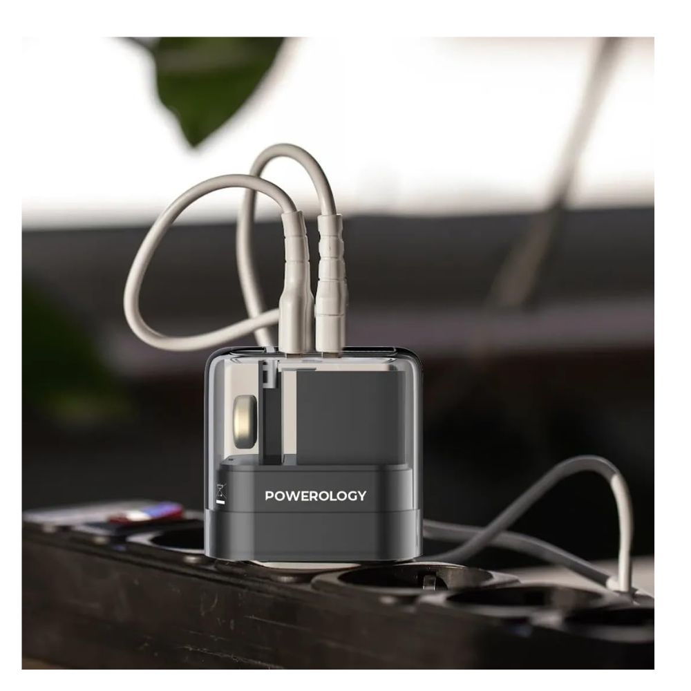 Powerology Crystaline Series Dual PD GAN Charger - Image 2