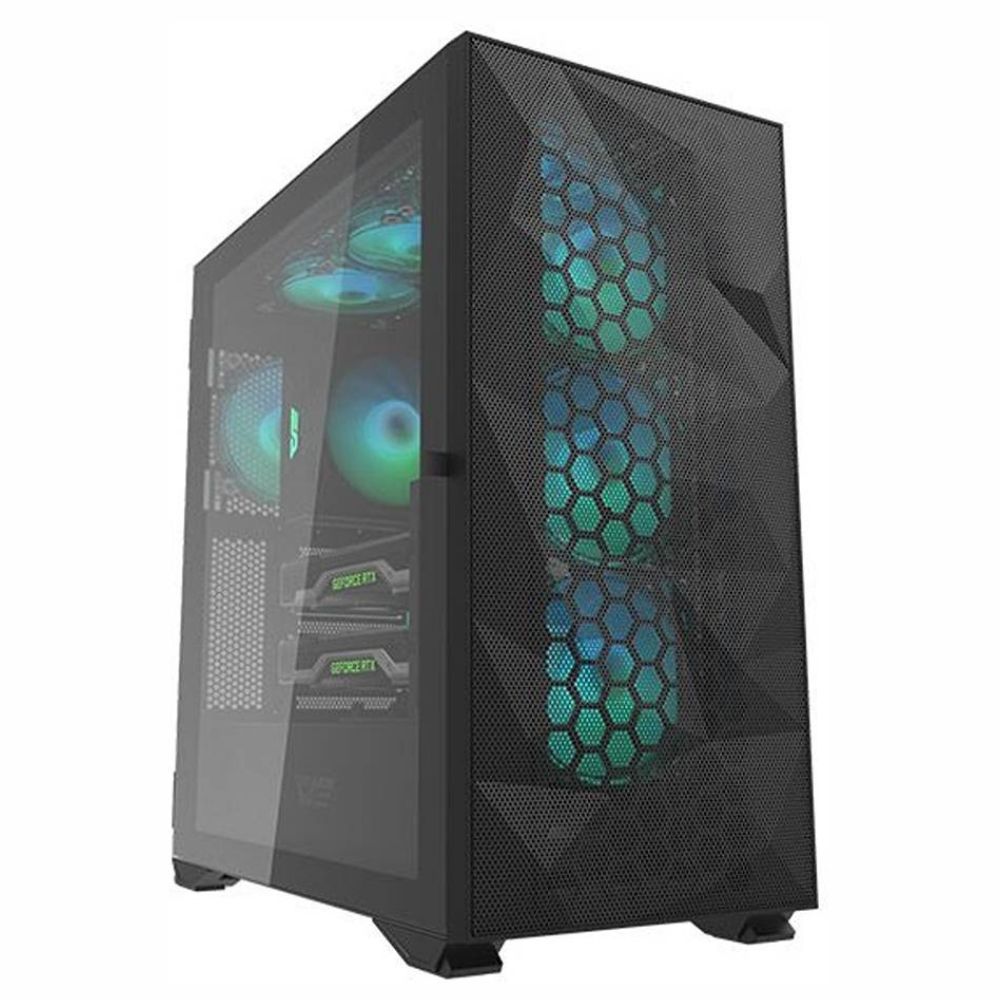 DARK FLASH DLX21 MESH BLACK DUAL MAGNETIC DOOR CASING WITH TYPE C