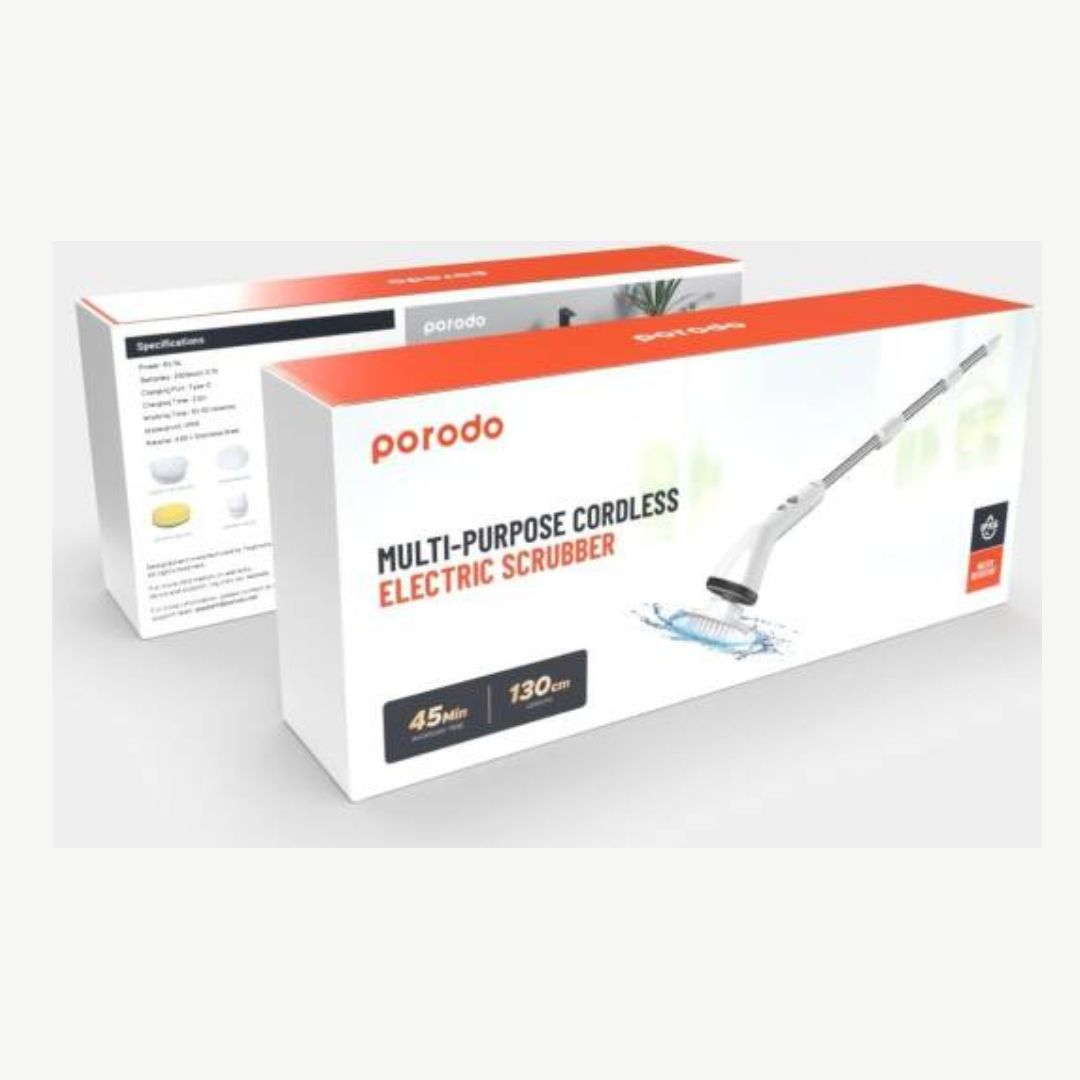 Porodo Multipurpose Cordless Electric Scrubber - Image 3