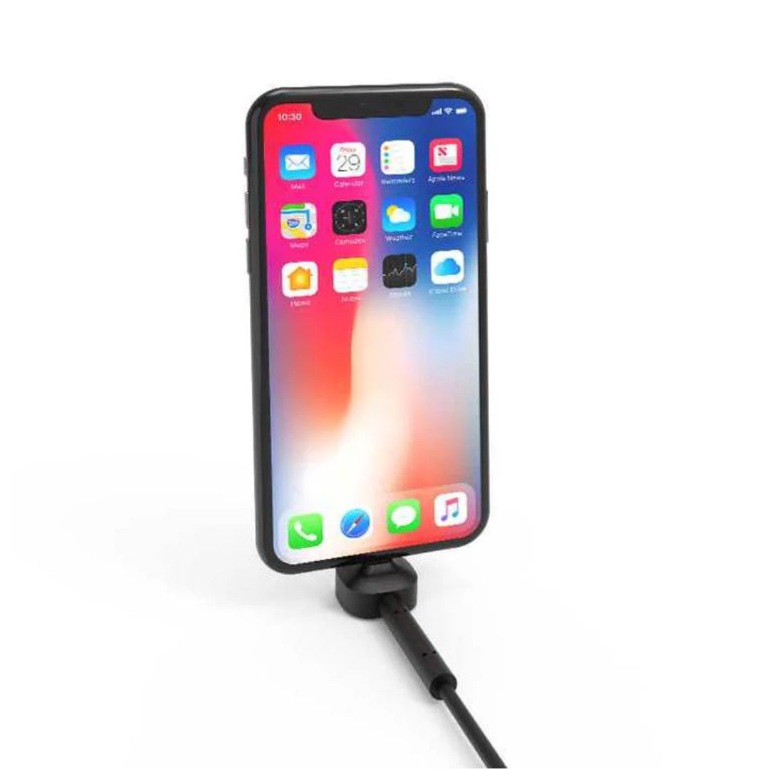 Porodo Stand Cable Lightning – Black - Image 2
