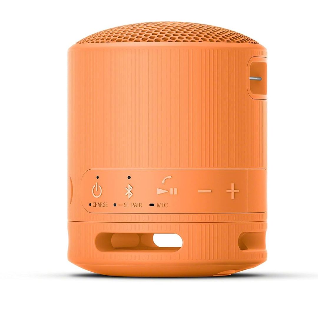 SONY XB100 Compact Bluetooth Wireless Speaker (Black, Orange) - Image 3