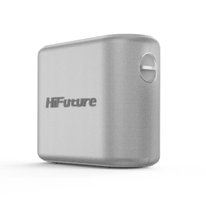 HiFuture Vocalist 200 Bluetooth 100W RGB Illuminated Portable Karaoke System Speaker Microphone Wireless Silver