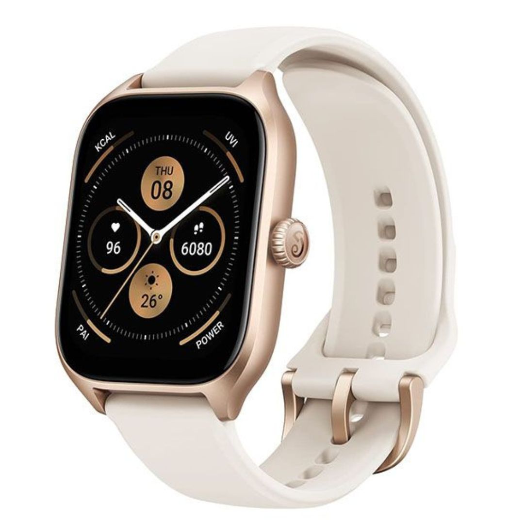 AMAZFIT GTS4 SMART FITNESS WATCH MISTY WHITE