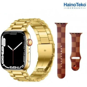 Haino Teko G8 Max Smart Watch, 45mm Bluetooth Call Wireless Charging Waterproof Gold