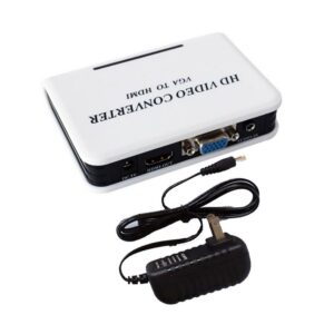 Haysenser 1080p VGA To HDMI HD HDTV Audio Video Converter, Box Adapter