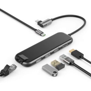 Baseus UCN3274 USB Type-C 4 USB 3.0 PD Charging Adapter Hub
