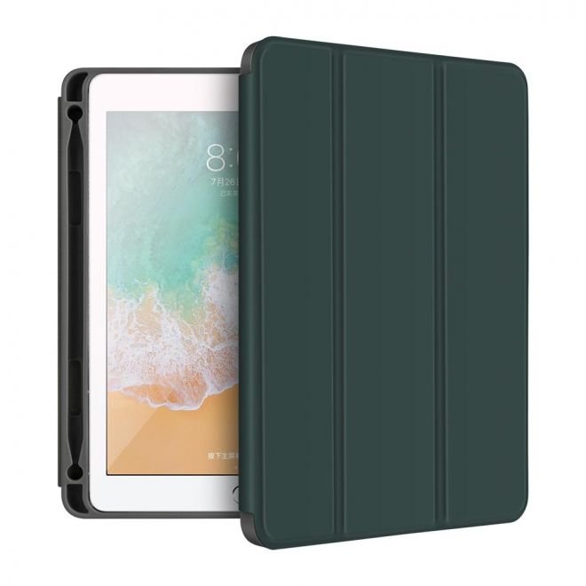 Green Premium Vegan Leather Case iPad Air 2 / Pro 9.7 Inches - Image 2