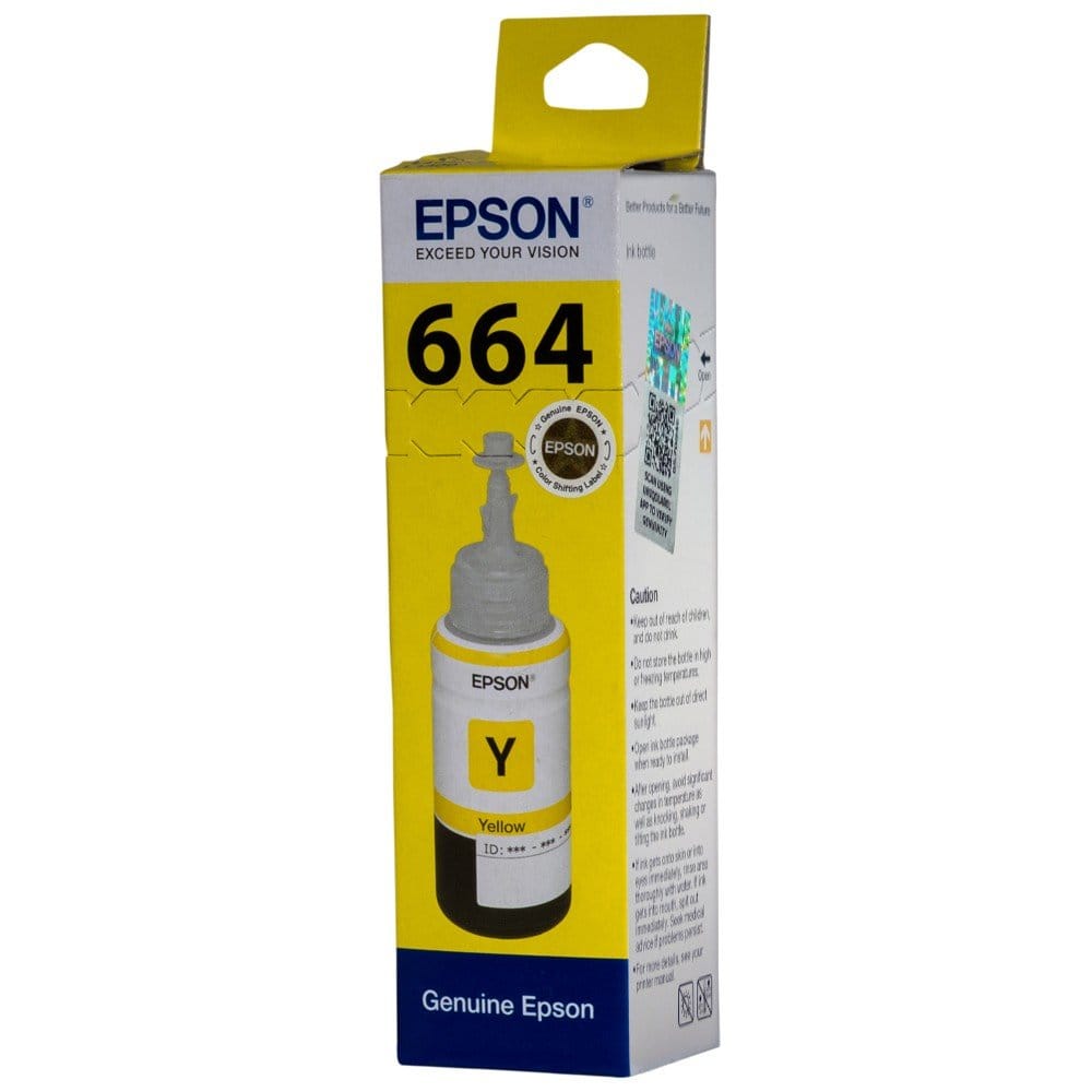 Epson T6644 644 Yellow Ink Bottle - Image 4