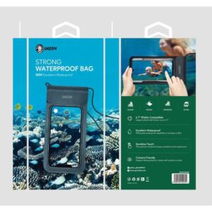 Green Strong Waterproof Bag 6.7 30M - Black