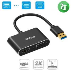 Onten USB 3.0 To HDMI / VGA / Adapter 5201B