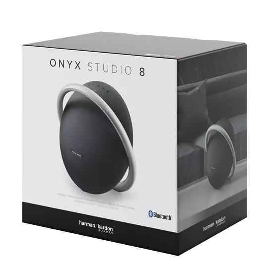 Harman Kardon Onyx Studio 8 Portable Stereo Bluetooth Speaker Black - Image 3