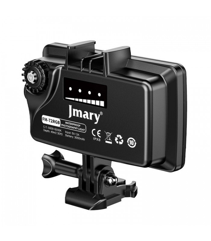 Jmary FM-72RGB Water Proof Fill Light Portable 5W 3000mAah Universal - Image 3