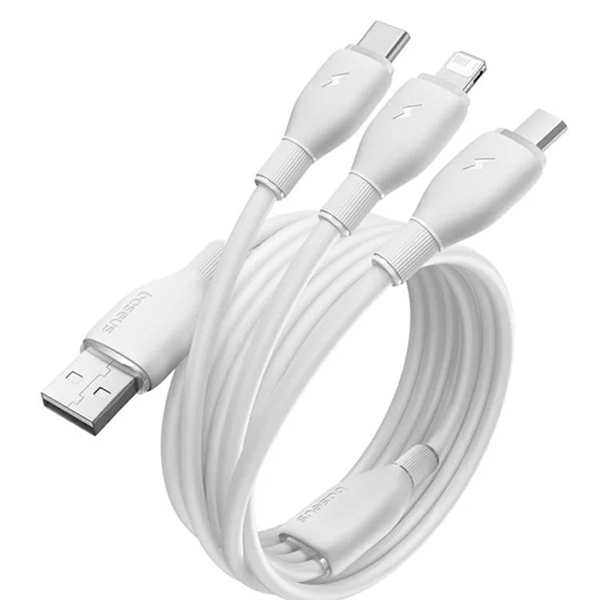 BASEUS ULTRA FAST USB A TO USB C-M-L CABLE 1.3M