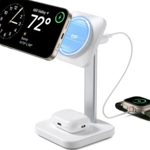 ESR 2-in-1 Wireless Charger for Apple Watch, Black ( Cahrger inside is 2Pin)