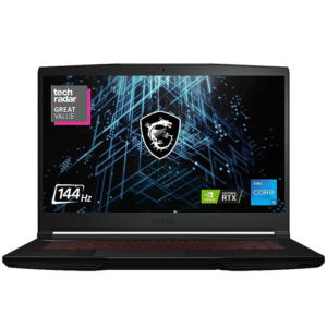 MSI GF63 15.6" 144Hz Gaming Laptop Intel Core i5-11400H RTX3050TI 8GB 256GB NVMe SSD Win11 With English Keyboard